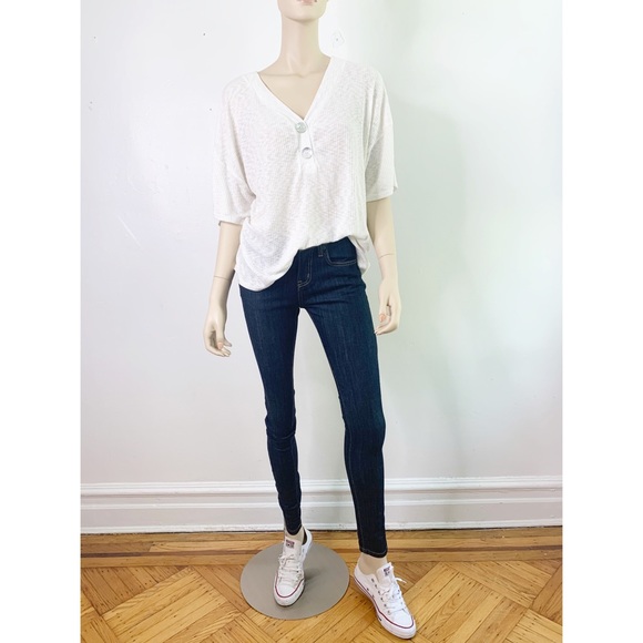 Vine&Love Rib Knit Oversize Casual Lounge Top - Picture 4 of 8